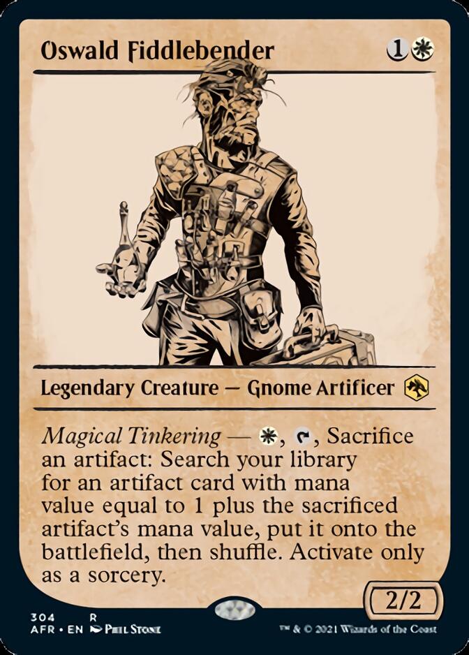 Oswald Fiddlebender (Showcase) [Dungeons & Dragons: Adventures in the Forgotten Realms] | Jomio and Rueliete's Cards and Comics