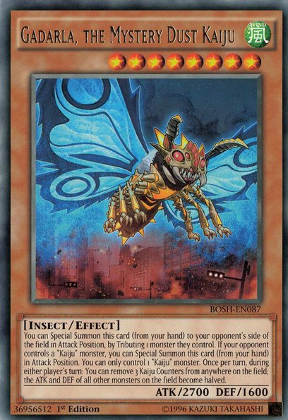 Gadarla, the Mystery Dust Kaiju [BOSH-EN087] Rare | Jomio and Rueliete's Cards and Comics