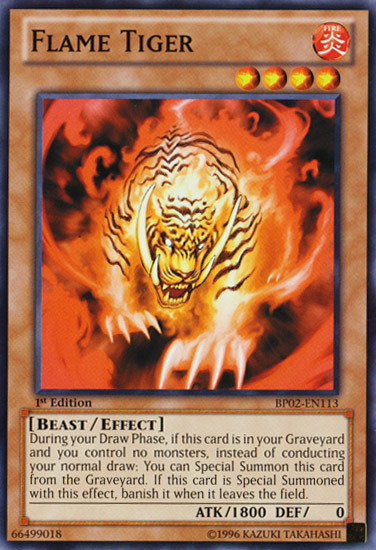 Flame Tiger [BP02-EN113] Mosaic Rare | Jomio and Rueliete's Cards and Comics