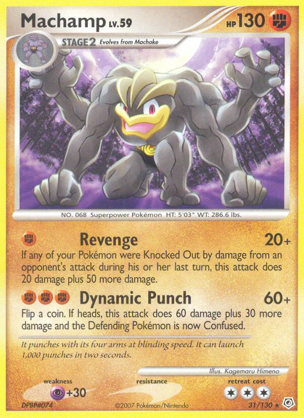 Machamp (31/130) [Diamond & Pearl: Base Set] | Jomio and Rueliete's Cards and Comics