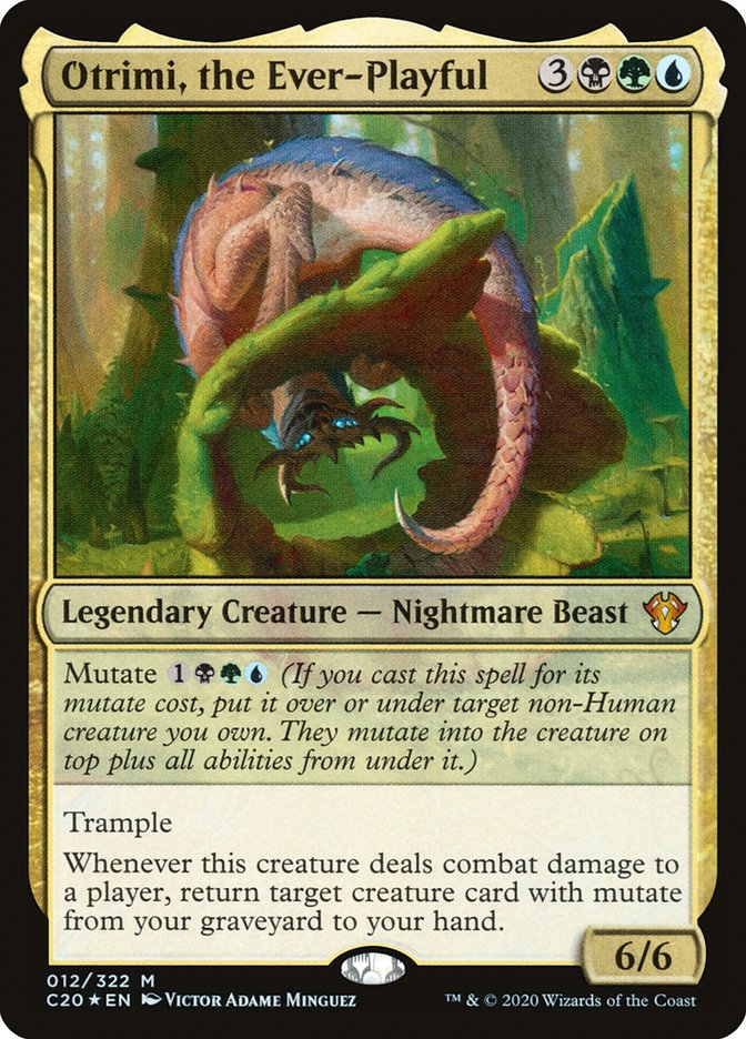 Otrimi, the Ever-Playful [Commander 2020] | Jomio and Rueliete's Cards and Comics