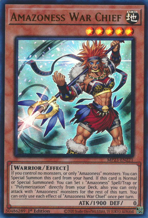 Amazoness War Chief [MP23-EN221] Ultra Rare | Jomio and Rueliete's Cards and Comics
