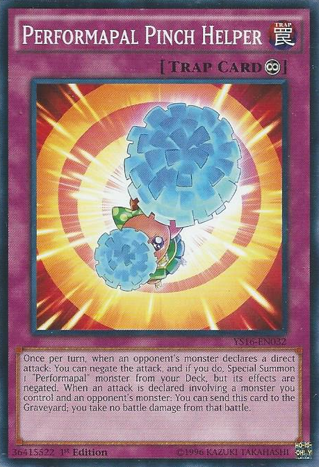 Performapal Pinch Helper [YS16-EN032] Common | Jomio and Rueliete's Cards and Comics