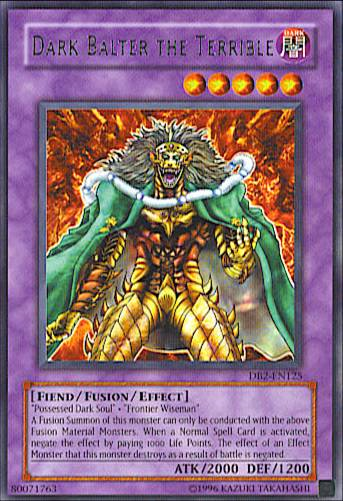 Dark Balter the Terrible [DB2-EN125] Rare | Jomio and Rueliete's Cards and Comics