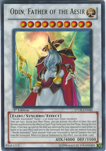 Odin, Father of the Aesir [STOR-EN040] Ultra Rare | Jomio and Rueliete's Cards and Comics