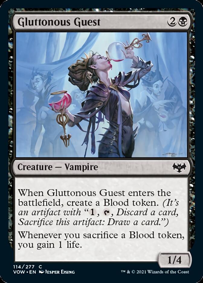 Gluttonous Guest [Innistrad: Crimson Vow] | Jomio and Rueliete's Cards and Comics