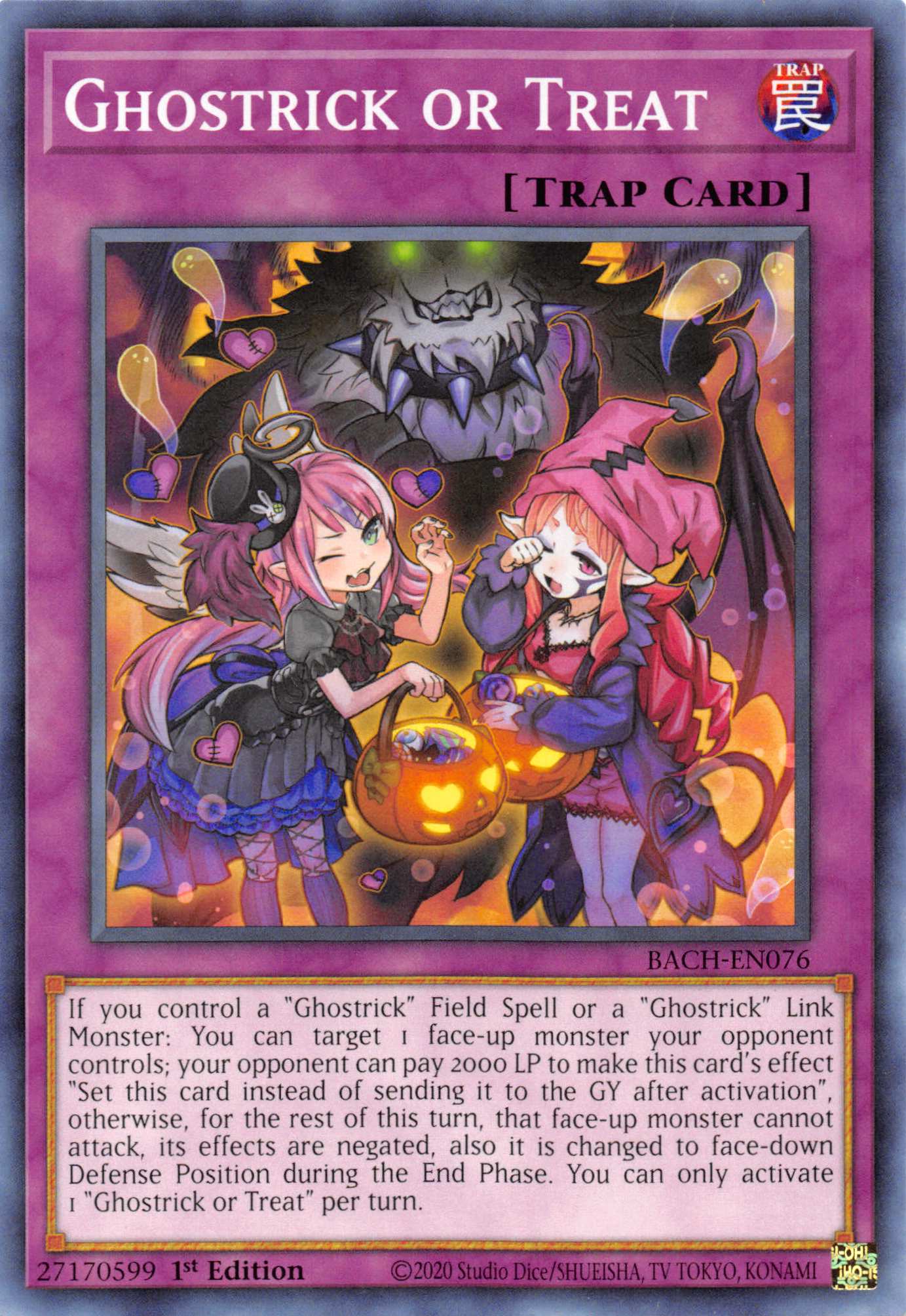 Ghostrick or Treat [BACH-EN076] Common | Jomio and Rueliete's Cards and Comics