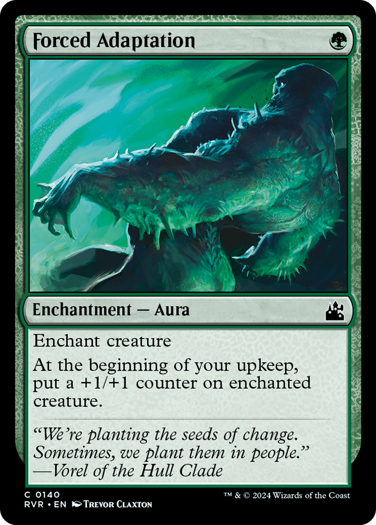 Forced Adaptation [Ravnica Remastered] | Jomio and Rueliete's Cards and Comics
