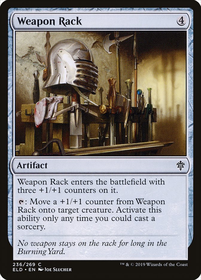 Weapon Rack [Throne of Eldraine] | Jomio and Rueliete's Cards and Comics