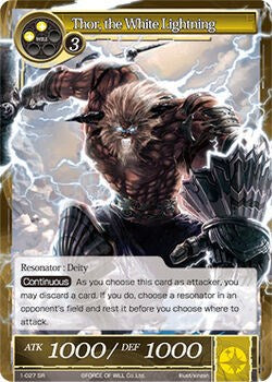 Thor, the White Lightning (1-027) [The Dawn of Valhalla] | Jomio and Rueliete's Cards and Comics
