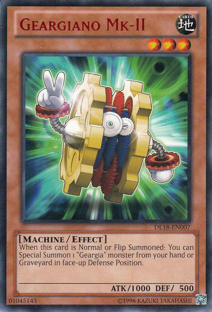 Geargiano Mk-II (Red) [DL18-EN007] Rare | Jomio and Rueliete's Cards and Comics