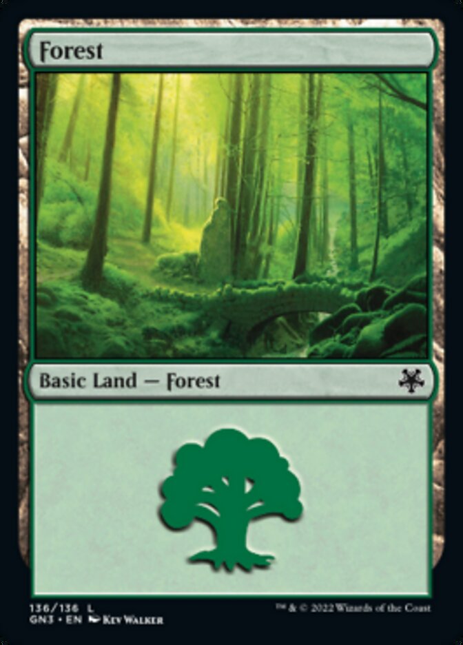 Forest (136) [Game Night: Free-for-All] | Jomio and Rueliete's Cards and Comics