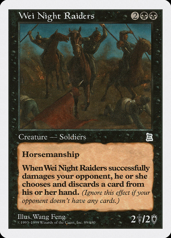 Wei Night Raiders [Portal Three Kingdoms] | Jomio and Rueliete's Cards and Comics