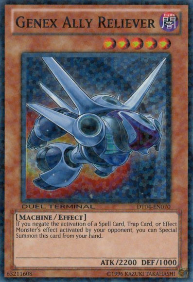 Genex Ally Reliever [DT04-EN070] Super Rare | Jomio and Rueliete's Cards and Comics