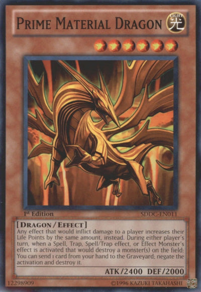 Prime Material Dragon [SDDC-EN011] Common | Jomio and Rueliete's Cards and Comics