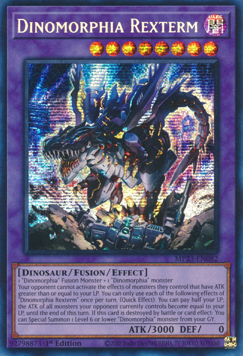 Dinomorphia Rexterm [MP23-EN082] Prismatic Secret Rare | Jomio and Rueliete's Cards and Comics