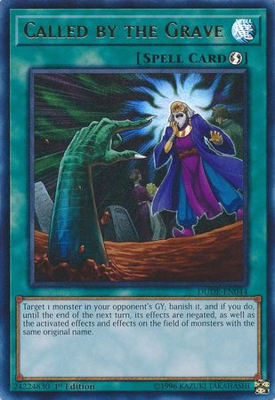 Called by the Grave [DUDE-EN044] Ultra Rare | Jomio and Rueliete's Cards and Comics
