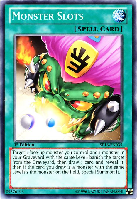 Monster Slots [SP13-EN035] Common | Jomio and Rueliete's Cards and Comics