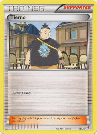 Tierno (19/30) [XY: Trainer Kit 1 - Bisharp] | Jomio and Rueliete's Cards and Comics