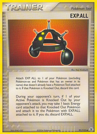 EXP.ALL (91/112) [EX: FireRed & LeafGreen] | Jomio and Rueliete's Cards and Comics