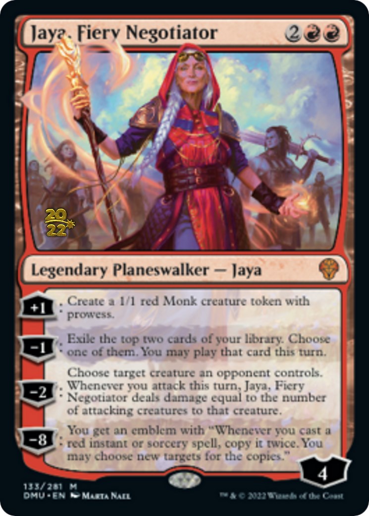 Jaya, Fiery Negotiator [Dominaria United Prerelease Promos] | Jomio and Rueliete's Cards and Comics