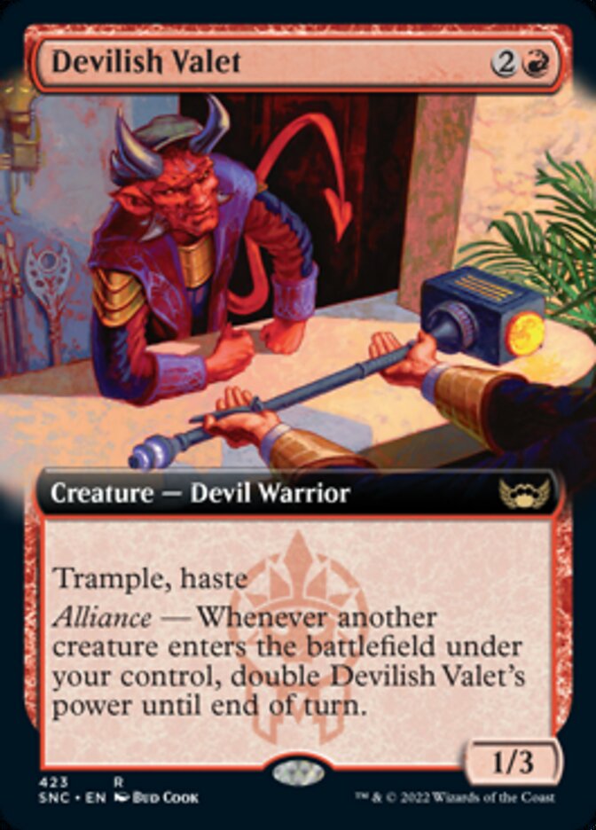 Devilish Valet (Extended Art) [Streets of New Capenna] | Jomio and Rueliete's Cards and Comics