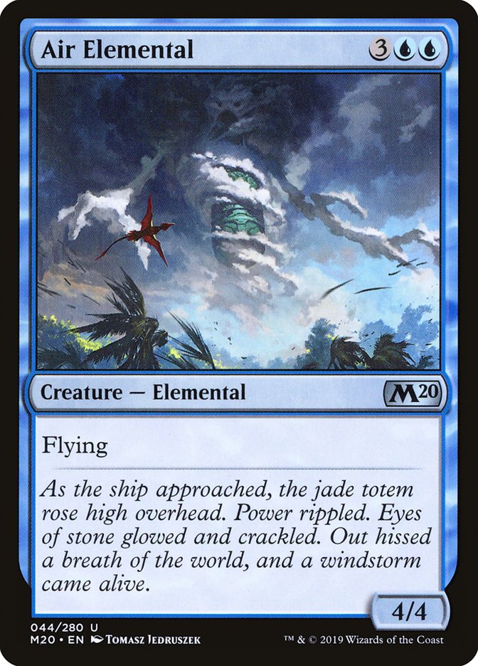 Air Elemental [Core Set 2020] | Jomio and Rueliete's Cards and Comics