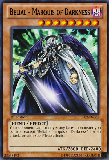 Belial - Marquis of Darkness [BP02-EN061] Mosaic Rare | Jomio and Rueliete's Cards and Comics