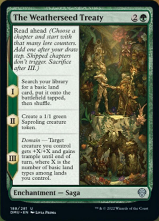 The Weatherseed Treaty [Dominaria United] | Jomio and Rueliete's Cards and Comics