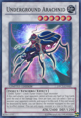 Underground Arachnid [DPC5-EN001] Super Rare | Jomio and Rueliete's Cards and Comics