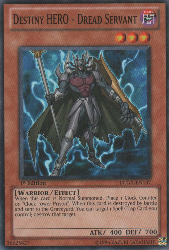 Destiny HERO - Dread Servant [LCGX-EN137] Common | Jomio and Rueliete's Cards and Comics
