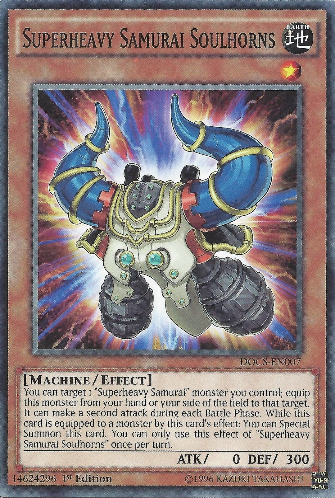 Superheavy Samurai Soulhorns [DOCS-EN007] Common | Jomio and Rueliete's Cards and Comics