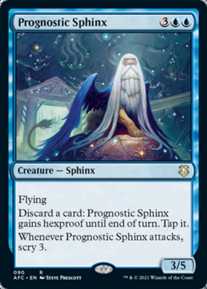 Prognostic Sphinx [Dungeons & Dragons: Adventures in the Forgotten Realms Commander] | Jomio and Rueliete's Cards and Comics