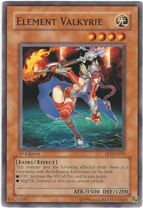 Element Valkyrie [FET-EN010] Common | Jomio and Rueliete's Cards and Comics