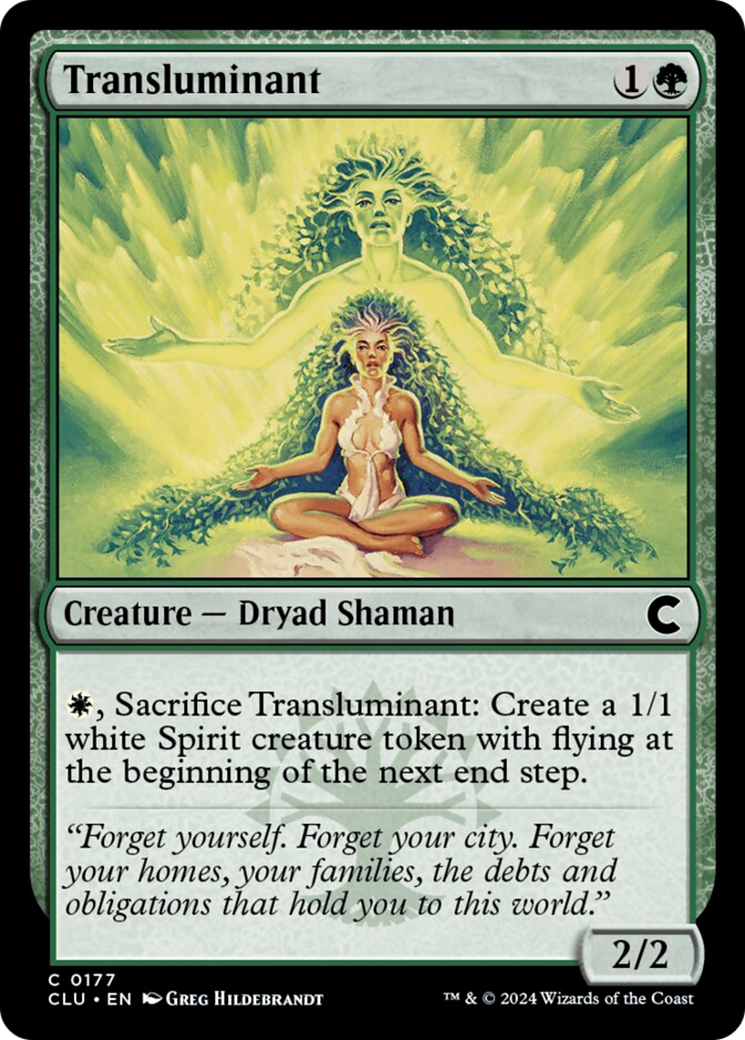 Transluminant [Ravnica: Clue Edition] | Jomio and Rueliete's Cards and Comics