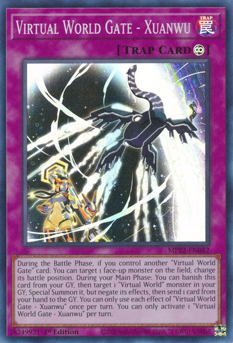 Virtual World Gate - Xuanwu [MP22-EN042] Super Rare | Jomio and Rueliete's Cards and Comics