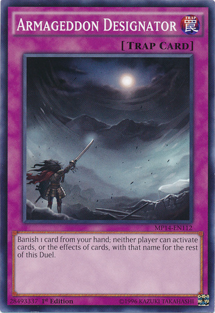 Armageddon Designator [MP14-EN112] Common | Jomio and Rueliete's Cards and Comics