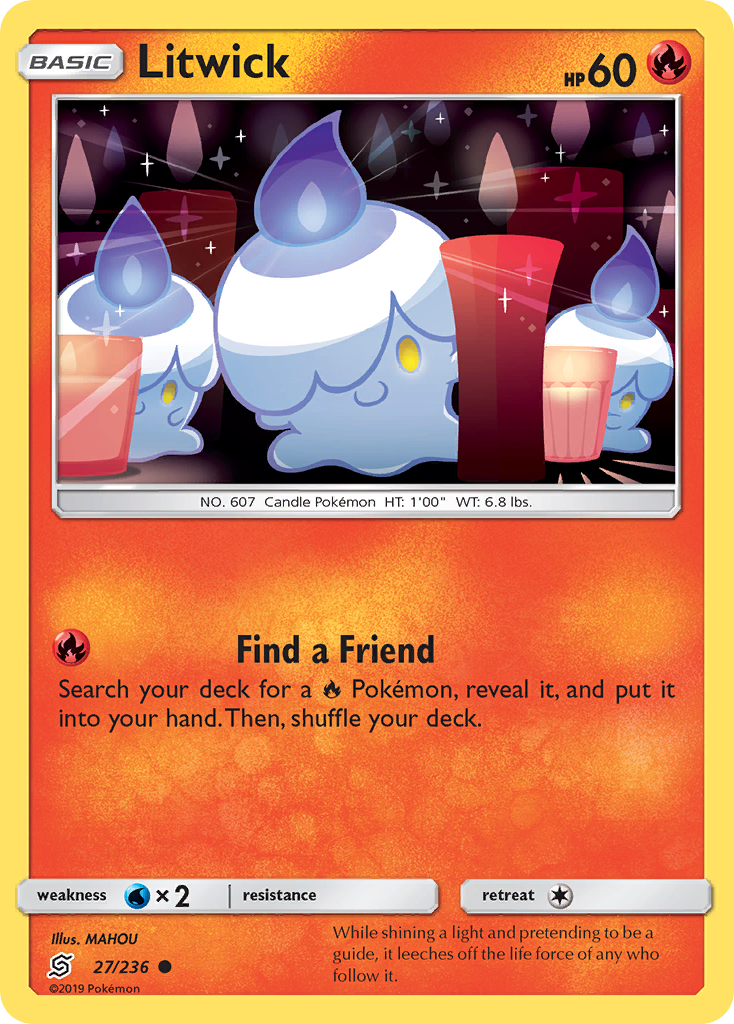 Litwick (27/236) [Sun & Moon: Unified Minds] | Jomio and Rueliete's Cards and Comics