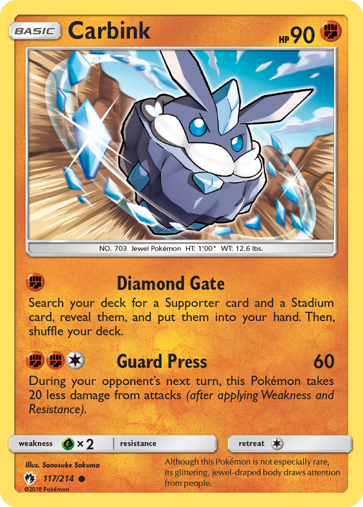 Carbink (117/214) [Sun & Moon: Lost Thunder] | Jomio and Rueliete's Cards and Comics