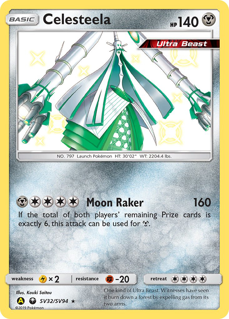 Celesteela (SV32/SV94) [Sun & Moon: Hidden Fates - Shiny Vault] | Jomio and Rueliete's Cards and Comics