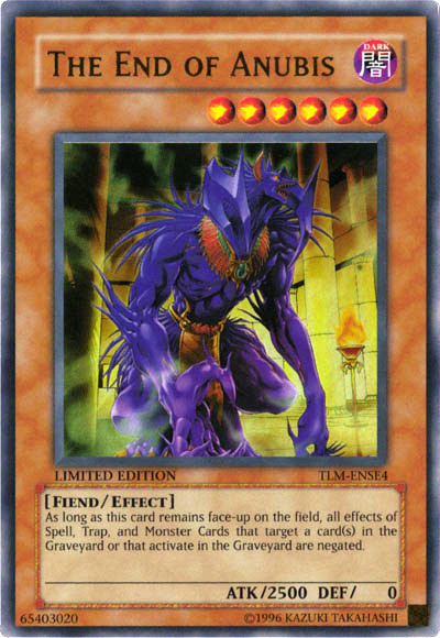 The End of Anubis [TLM-ENSE4] Ultra Rare | Jomio and Rueliete's Cards and Comics