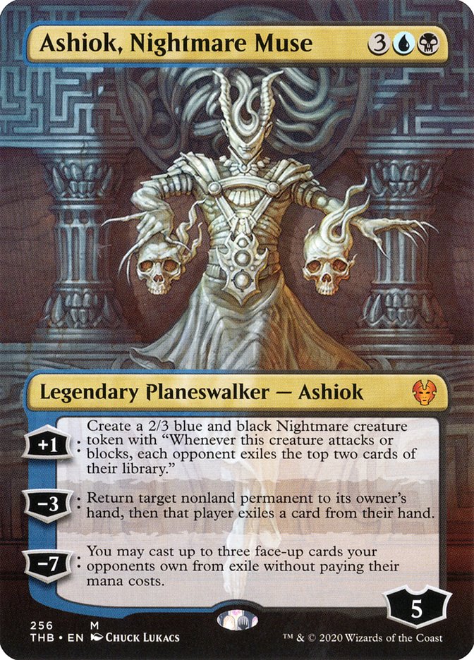 Ashiok, Nightmare Muse (Borderless) [Theros Beyond Death] | Jomio and Rueliete's Cards and Comics