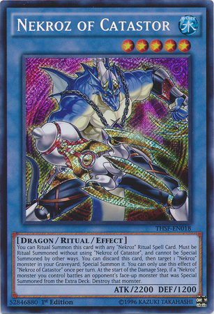 Nekroz of Catastor [THSF-EN018] Secret Rare | Jomio and Rueliete's Cards and Comics