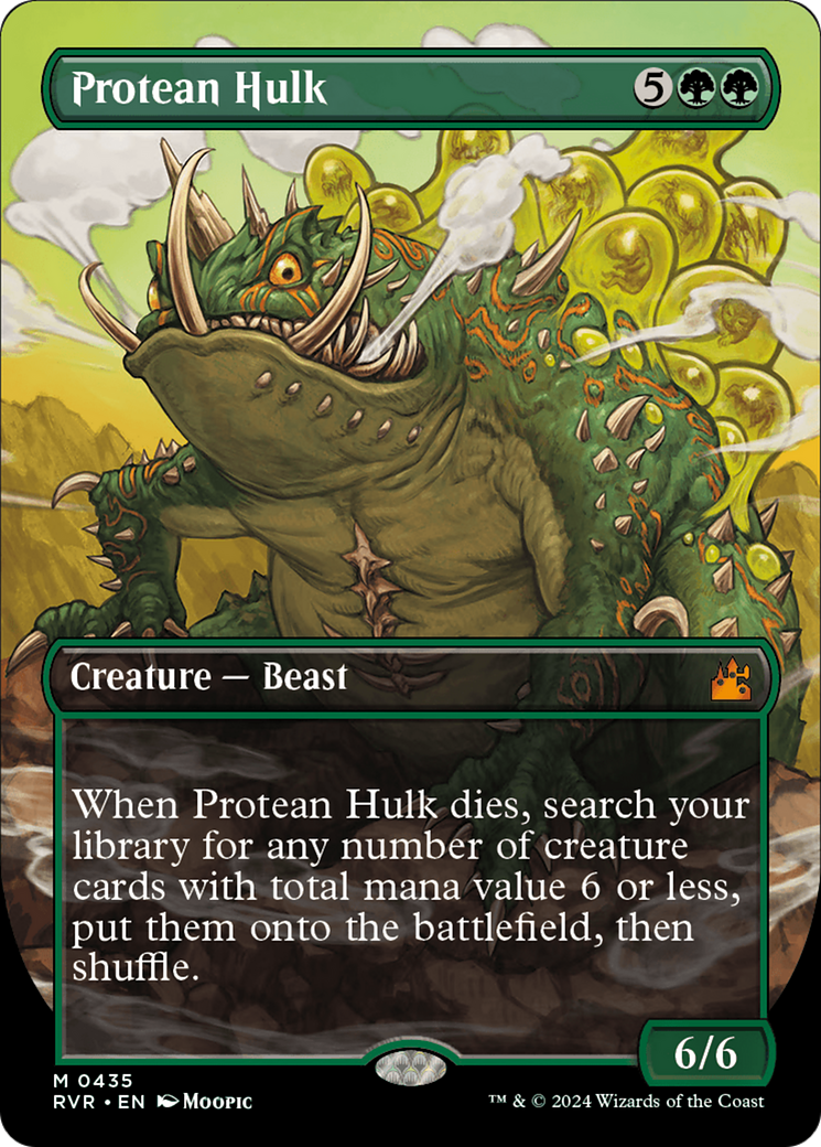 Protean Hulk (Anime Borderless) [Ravnica Remastered] | Jomio and Rueliete's Cards and Comics