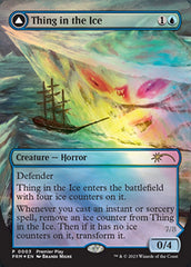 Thing in the Ice // Awoken Horror (Borderless Alternate Art) [Regional Championship Qualifiers 2023] | Jomio and Rueliete's Cards and Comics