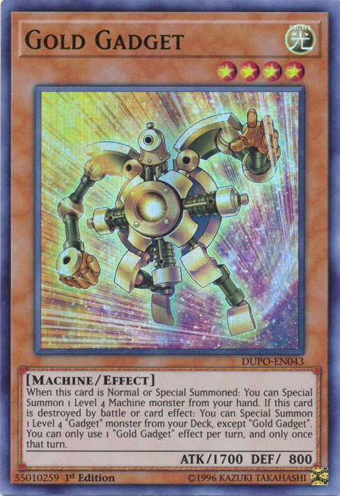 Gold Gadget [DUPO-EN043] Ultra Rare | Jomio and Rueliete's Cards and Comics