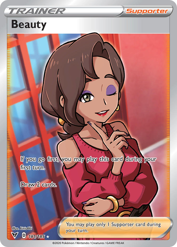 Beauty (181/185) [Sword & Shield: Vivid Voltage] | Jomio and Rueliete's Cards and Comics