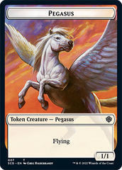 Pegasus // Thopter Double-Sided Token [Starter Commander Decks] | Jomio and Rueliete's Cards and Comics