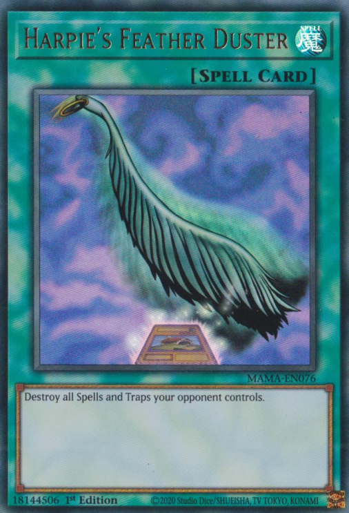 Harpie's Feather Duster [MAMA-EN076] Ultra Rare | Jomio and Rueliete's Cards and Comics