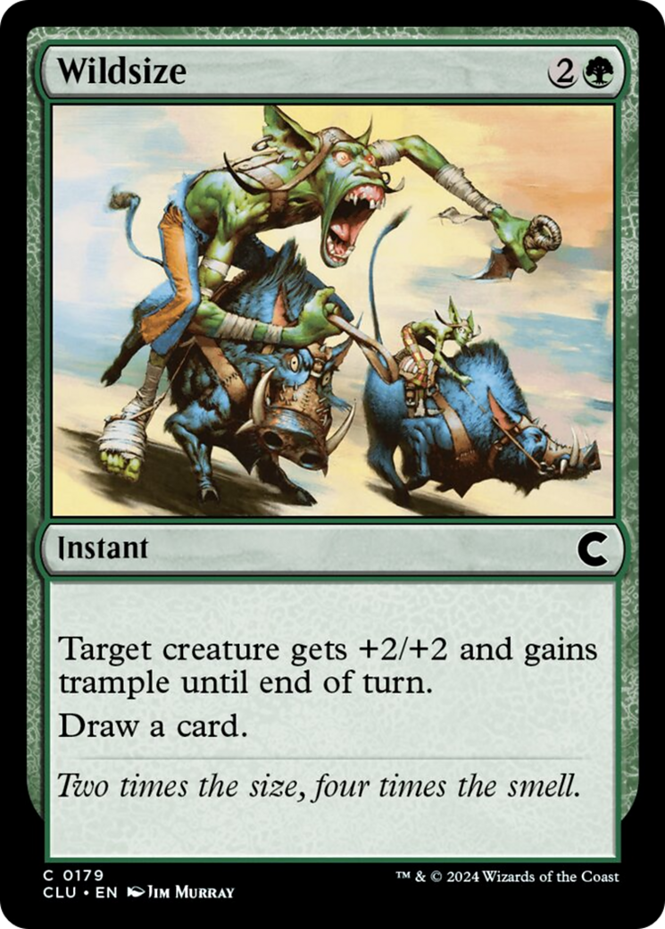 Wildsize [Ravnica: Clue Edition] | Jomio and Rueliete's Cards and Comics